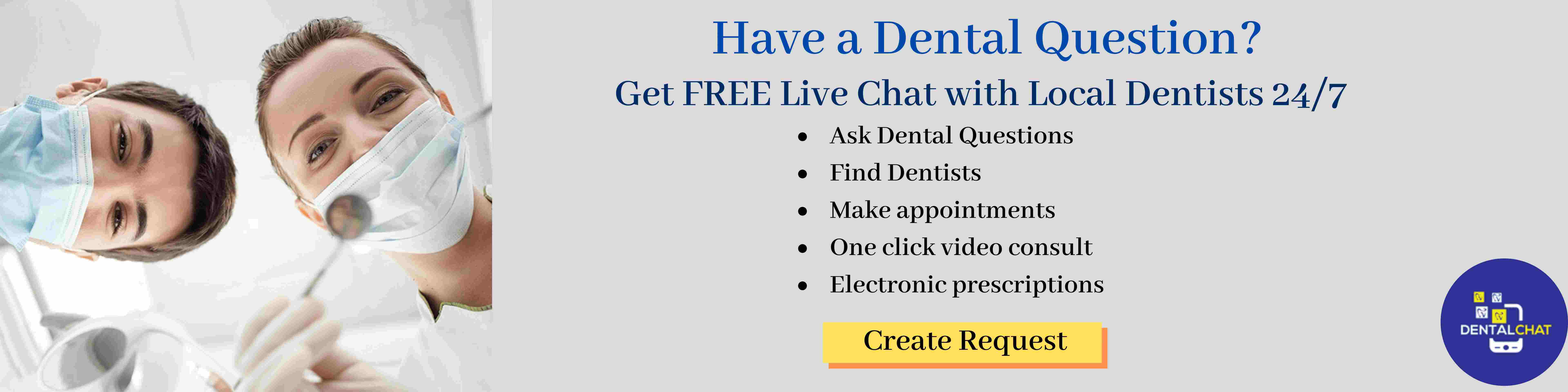 Real-Time Dental Patient Consultation Teledentistry Service Chat, people seeking dental information with local teledentists. 